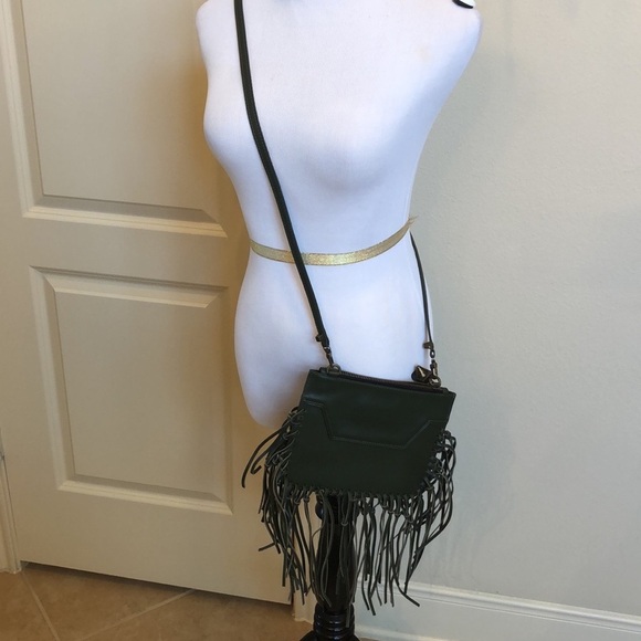 Emmaline Kuo green leather crossbody/clutch - Picture 16 of 16